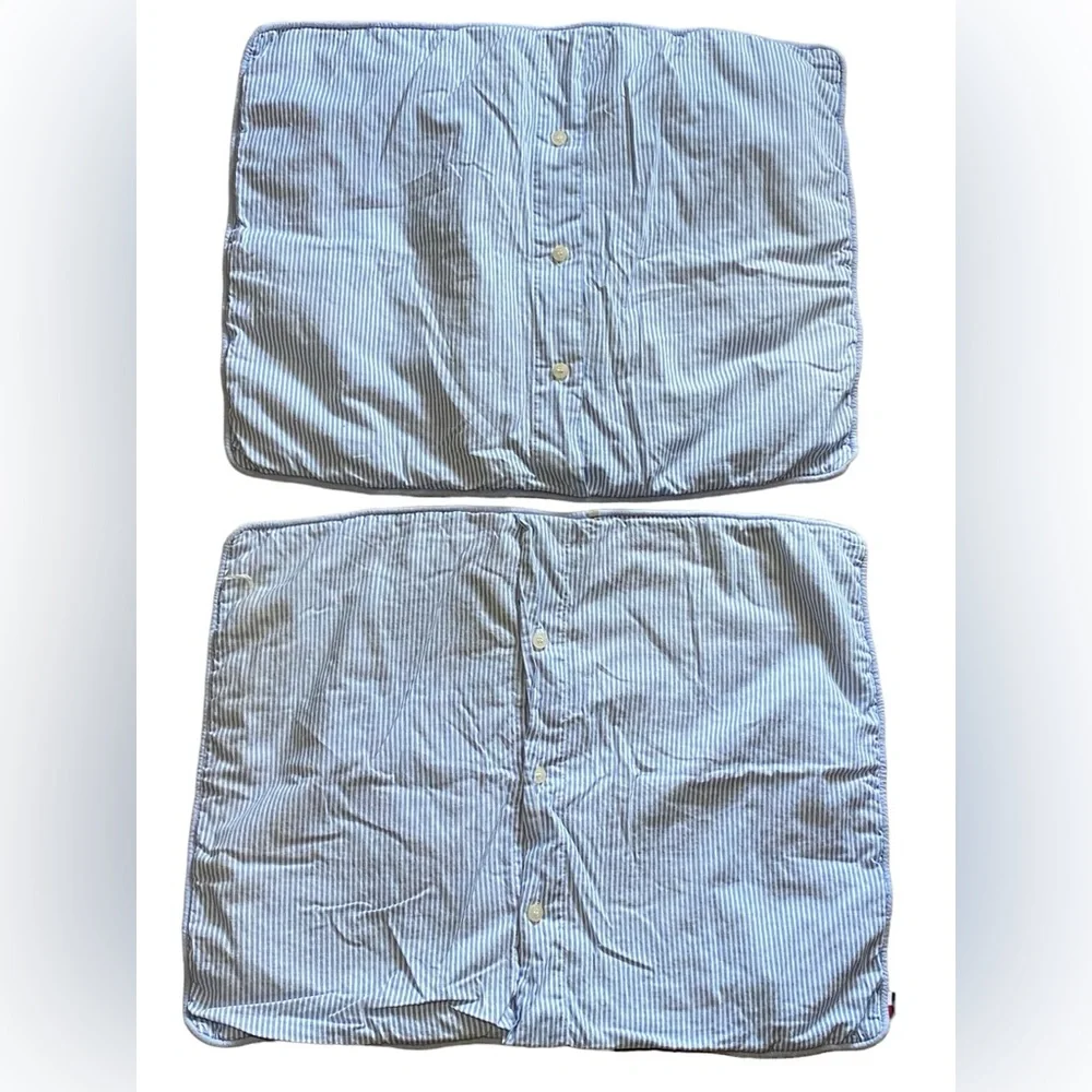 Tommy Hilfiger Camo Madras Plaid Patchwork sham‎ set pillowcase pair